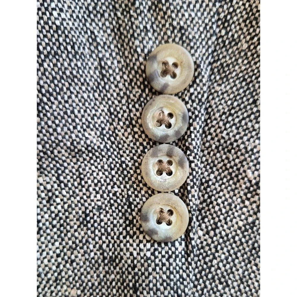 Robert Stock Vintage Wool Textured Blazer 43 Long